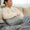 Travel Pillow and Blanket Set - 4-in-1 Ultimate Travel Kit with Memory Foam Pillow, Travel Blanket, Sleep Mask, and Earplugs-Ultimate Comfort and Coziness for Your Journeys - Grey - Image 9