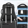 Beraliy Travel Backpack for Men Women, Personal Item Bag for Airlines, Carry On Backpack,16inch Laptop Backpack, Durable Backpack for Hiking College Work Gym Weekender Bag, Black - Image 6