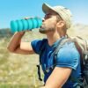 Collapsible Water Bottles, Reuseable BPA Free Silicone Foldable Water Bottle 16oz, Lightweight Leakproof Portable Travel Water Bottles for Traveling Camping Hiking Sports(Pink) - Image 9