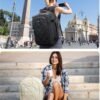 BAGSMART Travel Backpack for Women, 30L Flight Approved Carry on Backpack with Door Lock, TSA Personal Item Backpack with 15.6 Inch Laptop Compartment & Shoe Bag, Weekender Suitcase for Travel, Black - Image 8