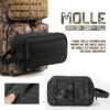 QT&QY Tactical Toiletry Bag For Men Hygiene Bag EDC Military Tool Molle Pouches Small Dopp Kit Mens Shaving Kit Travel shower Bags - Image 5