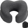 Travel Pillow, Neck Travel Pillow, Napping Pillow,Memory Foam Neck Travel Pillow, for Airplane Sleeping Neck Support,A Versatile and Exquisite Neck Pillow (Black)