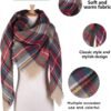 Dimore Trendy Plaid Blanket Scarf Women Big Oversized Long Scarves Warm Winter Tartan Checked Shawl Wrap Scarf Gift For Women - Image 4