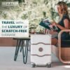 Luggage Covers for Suitcase TSA Approved | Handle Openings on L&R | Premium Clear Suitcase Covers for Luggage TSA Approved | Luggage Protector Suitcase Cover | Size 28in |Clear Luggage Cover Protector - Image 3