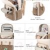 LOVEVOOK Laptop Backpack for Women Vintage Travel Backpack Purse Airline Approved 15.6 Inch Large Computer Backpack Fashion Teacher Nurse Bag for Work Business College - Image 2