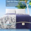ZonLi Cooling Blankets for Hot Sleepers,All-Season Lightweight Blanket for Night Sweats,Cool Blanket Absorbs Body Heat to Keep Cool，Q-Max 0.45 Summer Blanket for Bed Sofa Couch,Beachside Village - Image 3