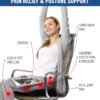 Everlasting Comfort Doctor Recommended Memory Foam Seat Cushions for Office Chairs - HSA FSA Eligible Tailbone Pain Relief Cushion, Sciatica & Back Support, Office Chair Cushion & Car Seat Cushion - Image 7