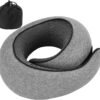 2024 New Memory Foam Travel Neck Pillow for Airplanes，Ultimate Comfort and Support, Ideal for Airplane and Car Travel ，Compact, Convenient, and Versatile Airplane Sleeping Pillow.