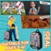 Pokemon Kids Foldable Trolley Suitcase 15”, 10.5 Litres 2 Wheels Black (Black Aop) - Image 2