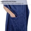 Tirrinia Travel Blanket Pillow - Wearable Airplane Blanket with Feet Pockets for Long Flights, Airplane Accessories Blanket Robe for Women and Men, Gift for Her - Image 5