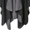 Urban CoCo Women's Color Block Shawl Wrap Open Front Poncho Cape - Image 5