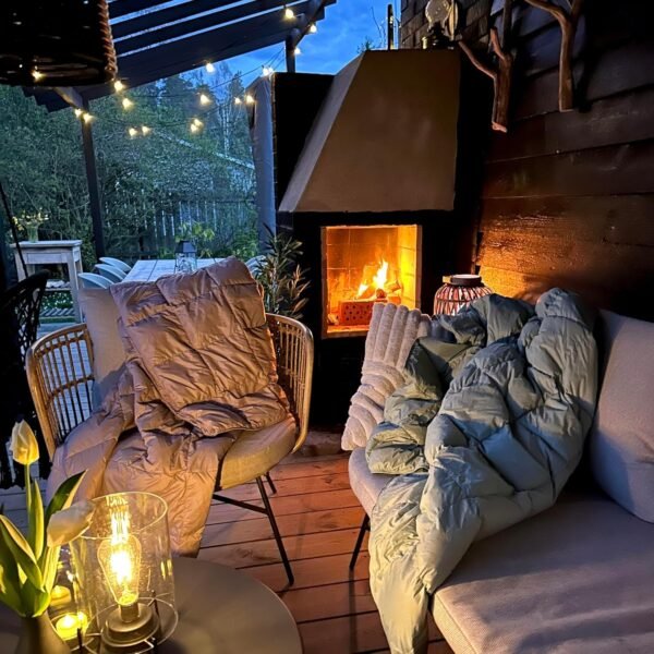 Down Camping Blanket - Warm Puffy Camping Quilt for Cold Weather, Backpacking, Hiking, Beach, Travel Gear - Lightweight Outdoor Packable Blanket Poncho or Throw & Bag - 50x77 - Image 9