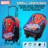 Marvel Kids Suitcase for Boys Foldable Trolley Hand Luggage Bag Carry On Avengers Travel Bag with Wheels Cabin Bag Wheeled Bag with Handle Spiderman Trolley Suitcase Boys (Multicolor Spiderman) - Image 4