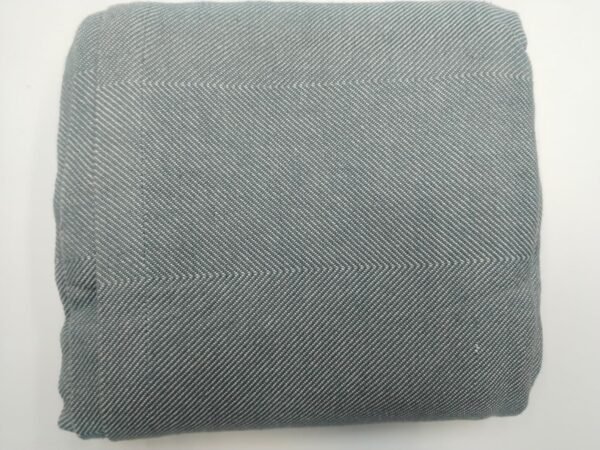 Threadmill Travel Blanket Cotton Viscose from Bamboo - Airplane Premium Soft Flight Grey Throw Blanket in Cloth Bag (Grey Color) Compact & Portable Blanket for Travel, Car, Picnic & Camping - Image 8