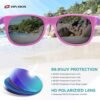 RIVBOS Kids Sunglasses Polarized UV Protection Flexible Rubber Glasses Shades with Strap for Boys Girls RBK004 - Image 3