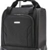 Samsonite Underseat Carry-On Spinner with USB Port, Jet Black, One Size