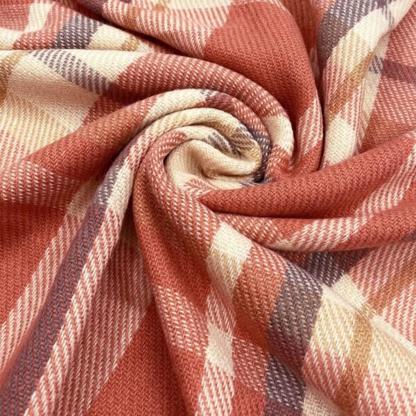 woogwin Winter Warm Plaid Scarfs for Women Long Blanket Scarf Big Grid Shawl Wrap - Image 5
