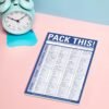 Knock Knock Pack This! Pad Packing List Notepad, 6 x 9-inches - Image 4
