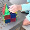 CreateOn Crayola Mini Magnetic PIP-Tiles, Building Set for Kids, Magnetic Building Toys for Kids, STEM Travel Toys for Boys and Girls Ages 3+, 24-Piece Set (Bold) - Image 4