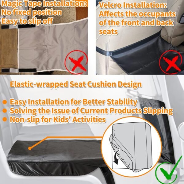 Toddler Airplane Bed for Toddler Airplane Travel Essentials, Airplane Kids Bed, Travel Toddler Bed, Airplane Seat Extender for Kids, Portable Toddler Bed for Travel Essentials for Flying - Image 5