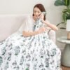 Berkshire Blanket Peanuts® VelvetLoft® Cute Character Snoopy Plush Throw Blanket,Snoopy Desert Travel White,Throw 55 in x 70 in (Official Peanuts® Product) - Image 2