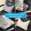 Sidney Sleep Mini Travel Size Neck Pillow - Knee Pillow - Back Lumbar Support - Curved Travel Pillow - 14 x 19 Inches - Adjustable Loft - Washable - Drawstring Backpack Included - Image 3