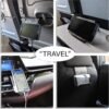 Airplane Travel Essentials for Flying Flex Flap Cell Phone Holder & Flexible Tablet Stand for Desk, Bed, Treadmill, Home & in-Flight Airplane Travel Accessories - Travel Must Haves Cool Gadgets - Image 3