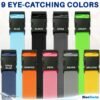 Luggage Straps for Suitcases (Green, 4 PK), Premium Nylon Belts for Luggage Security, Heavy-Duty w/Adjustable Length (46”-78”) for Suitcase, Briefcase, Backpack & Travel Bag by BlueCosto - Image 8