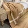 Thick Warm 90% Wool Throw Blanket, Striped Mens/Womens Wool Blanket Great for Camping, Outdoors, Travel, Indoor Couch Throw, 55" x 72" with Exquisite Box for Gift - Image 5