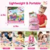 SYNARRY Unicorn Mermaid Princess Magnetic Puzzles for Toddlers 3-5 Girls, 20 Pieces Travel Puzzles for Kids Ages 4-6, Car Airplane Road Trip Activities Toys for 3 4 5 6 Year Old Girls Birthday Gifts - Image 5