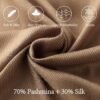 Soft Silky Pashmina Shawl Wraps Solid Colors Scarf for Wedding Evening Dresses - Image 2