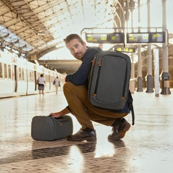 Travelon Transit Carry-On Backpack, Slate, One Size - Image 16