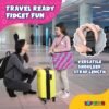Travel Fidget Case Set with 12 Fidget Toys, Road Trip Activities for Kids, Airplane Must Haves for Kids, Sensory Toys for Kids, Kids Travel, Car Travel Essentials for Long Trips (Pink) - Image 8
