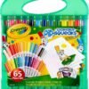 Crayola Pip Squeaks Marker Set (65ct), Mini Washable Markers for Kids, Kids Art Supplies for School, Kids Travel Activity, 4+