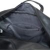 Kenneth Cole REACTION Port Stanley Duffel Pebbled Vegan Leather Carry On Shoulder Duffle Travel Bag, Black, 15" Laptop - Image 13