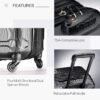 Samsonite Omni PC Hardside Expandable Luggage with Spinner Wheels, Carry-On 20-Inch, Black - Image 5