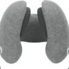 Noise-Canceling Travel Neck Pillow with 25 dB Noise Reduction, All-Round Neck Support, Suitable for Office, Home and Travel(Grayness, Small Size)