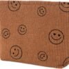 Cosmetic bag Makeup bag Preppy Cute Corduroy Toiletry bag for women travel essentials (brownbrown)