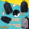 Pokemon Kids Foldable Trolley Suitcase 15”, 10.5 Litres 2 Wheels Black (Black Aop) - Image 6