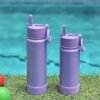 CHILLOUT LIFE 17 oz Kids Insulated Water Bottle with Straw Lid Leakproof and Cute Waterproof Stickers, Personalized Stainless Steel Thermos Flask Metal Water Bottle, Purple Sparkle - Image 7