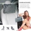 Tirrinia Travel Blanket Pillow - Wearable Airplane Blanket with Feet Pockets for Long Flights, Airplane Accessories Blanket Robe for Women and Men, Gift for Her - Image 2