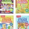 Highlights Hidden Pictures Sticker Challenge Sticker Books for Kids Ages 6 and Up, 4-Pack of Sticker Books, 64 Pages of Seek and Find Sticker Activities, Double as Coloring Books, 440+ Stickers