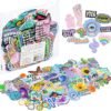 Fashion Angels Vinyl Sticker Pack - Includes 200 Large Y2k Stickers - Water Resistant Stickers - Kids Vinyl Sticker Assortment for Planners - Accessorize Notebooks, Journals & More - Multi