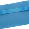 BlueHills Travel Blanket Pillow Compact Lightweight Pocket Size Airplane Traveling Essential Flight Trip Throw in Bag Portable Case Plane Accessory Teal Blue L03 - Image 8