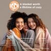 Bedsure Fleece Blankets Twin Size Grey - 300GSM Lightweight Plush Fuzzy Cozy Soft Twin Blanket for Bed, Sofa, Couch, Travel, Camping, 60x80 inches - Image 2
