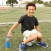 ZULU Kids Flex 12oz Tritan Stainless Steel Insulated Water Bottle with Silicone Spout, Leak-Proof Locking Flip Lid and Soft Touch Carry Loop for School Backpack, Lunchbox, and Outdoor Sports, Blue - Image 6