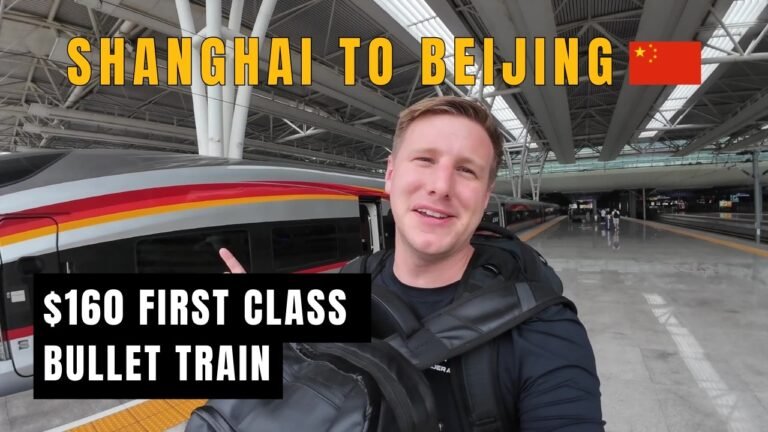 Inside the G7 Bullet Train: Beijing to Shanghai Adventure! 🇨🇳