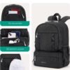 BAGSMART College Backpack, 15.6" Laptop Backpack, Travel Bookbag Backpack for Women Daypack Ergonomic Shoulder Straps,Lightweight,Multi-Compartment Work Bag Computer Backpacks for Men Grey - Image 5