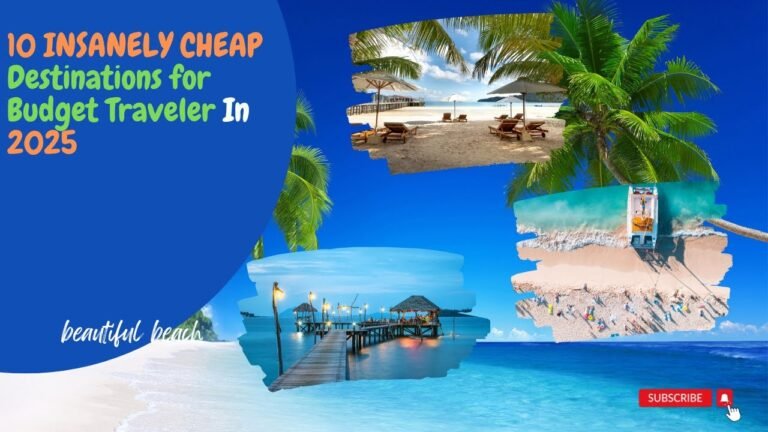 10 INSANELY CHEAP Destinations for Budget Traveler in 2025 #budget travel #travel on a budget