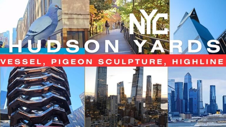 NYC’s Modern Marvels | Vessel, High Line & Pigeon Sculpture | 4K